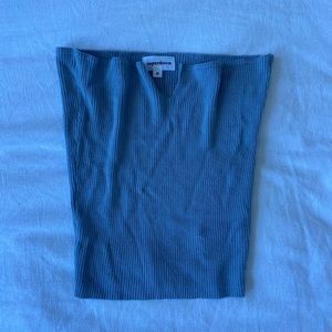 Superdown | Gray Tube Top